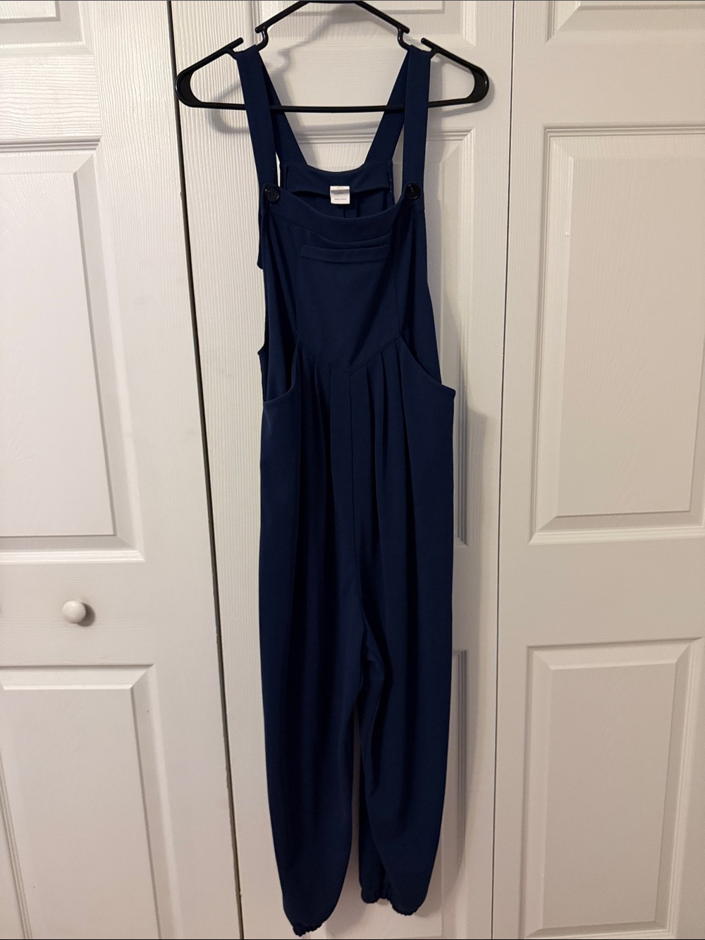 Navy Blue Halara Sleeveless Jumpsuit Overalls